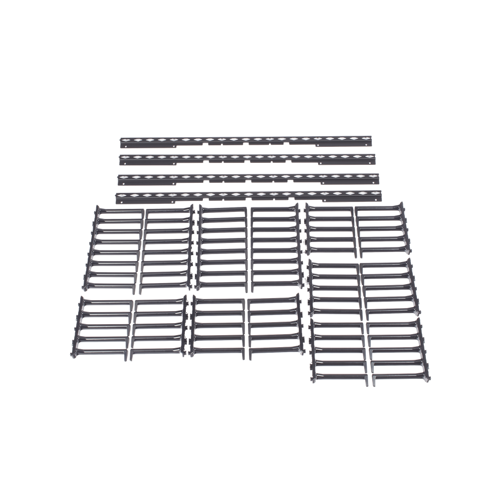 Kit de Dedos Para Administración de Cables en Gabinetes FlexFusion™ Light, de 42, Dedos de 152 mm de Longitud, Color Negro