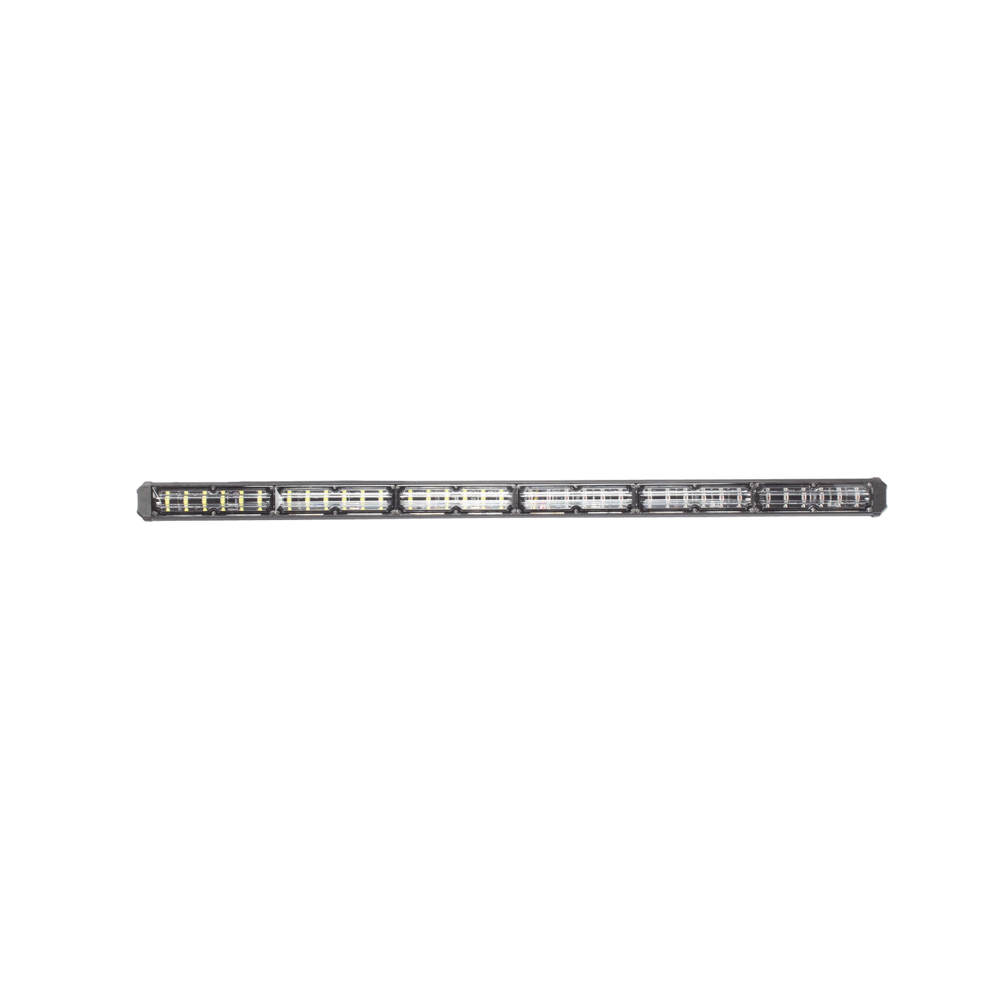 Barra de luz de advertencia de 6 Módulos de 6 LED, 30 Pulgadas, Roja
