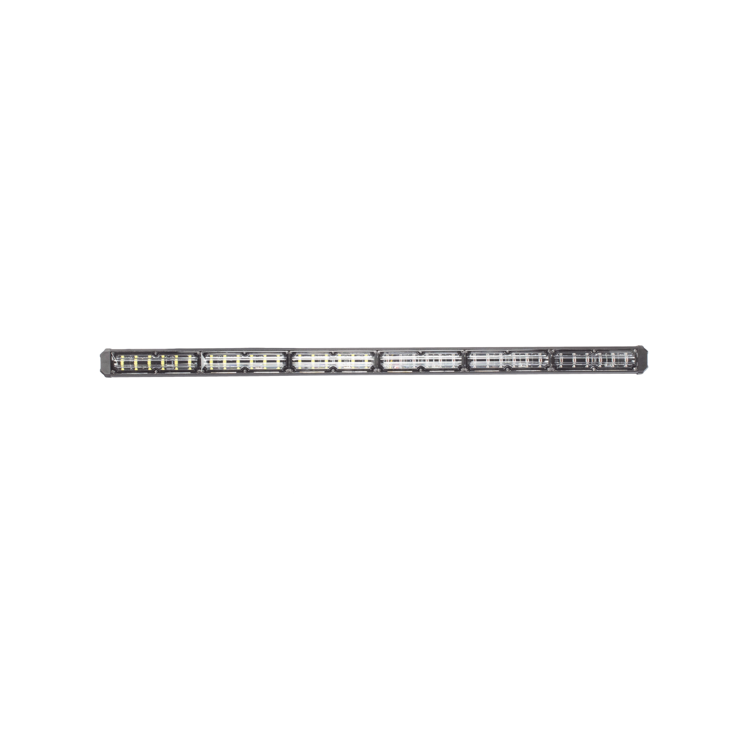 Barra de luz de advertencia de 6 Módulos de 6 LED, 30 Pulgadas, Clara