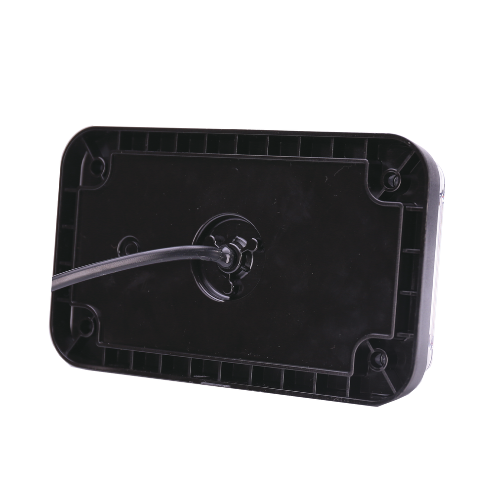 Luz de Advertencia de 7X4", Color Ámbar, Con Luces de Trabajo, Ideal para Ambulancias
