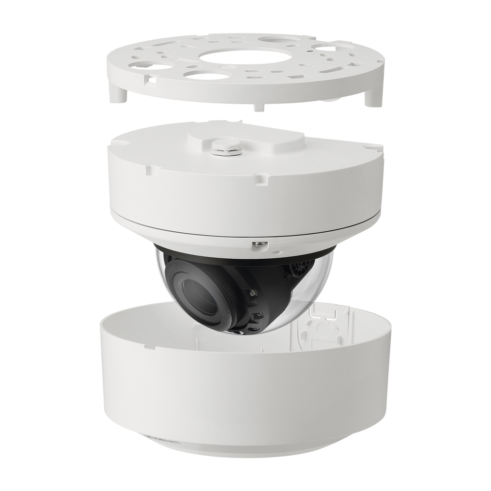 Cámara Domo 4MP con IA, Antivandalica / Lente Motorizado de 2.8 a 10mm / WDR 120dB / Ranura MicroSD / IP52 IK08