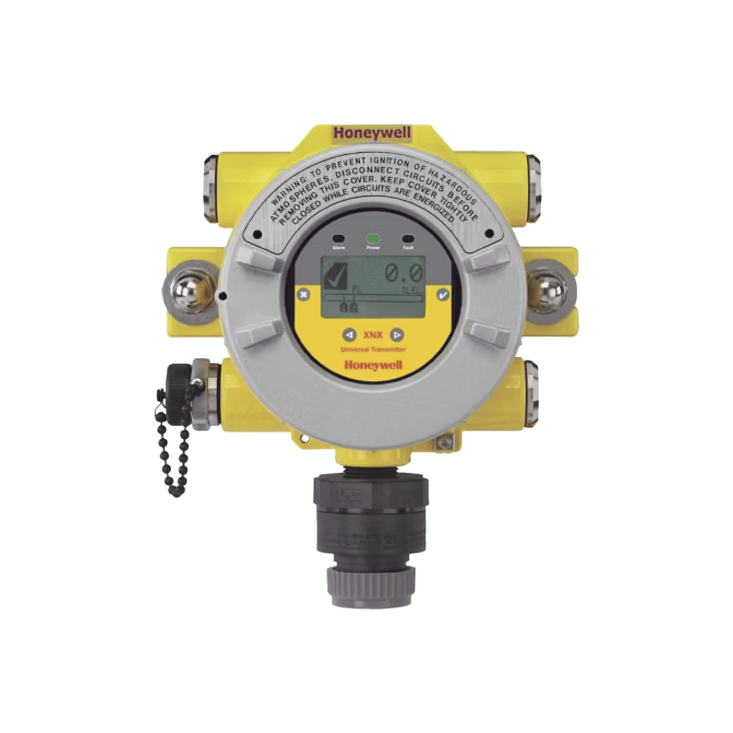 Transmisor Universal Serie XNX Para Sensores Tóxicos y De Oxigeno, Con HART® sobre salida 4-20 mA, Certificado UL/CSA, 4 entradas 3/4" NPT, Carcasa Acero Inoxidable