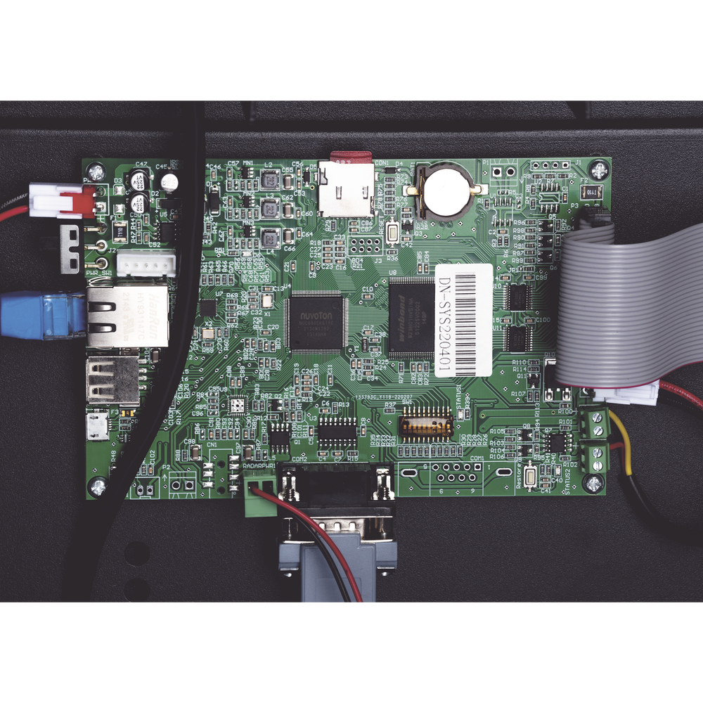 Radar Medidor de Velocidad de 3 Dígitos / Doble salida de Relevador / Tarjeta Micro SD / Puerto de red TCP IP / Detección de Exceso de Velocidad / Integración con Cámara.
