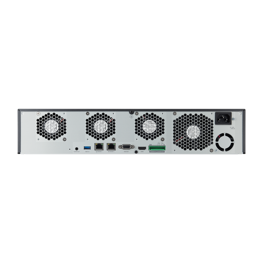 NVR 16CH de Hasta 32MP, Compatible con los códecs H.265, H.264 y MJPEG, Salida de Video 4K, Soporta P2P