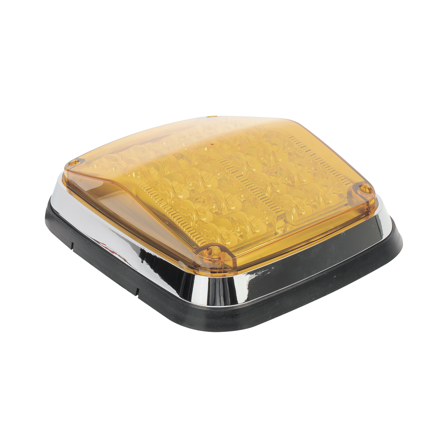 Luz de advertencia de 8 X 6", Color Ámbar, SAE, IP67, Ideal para Ambulancias