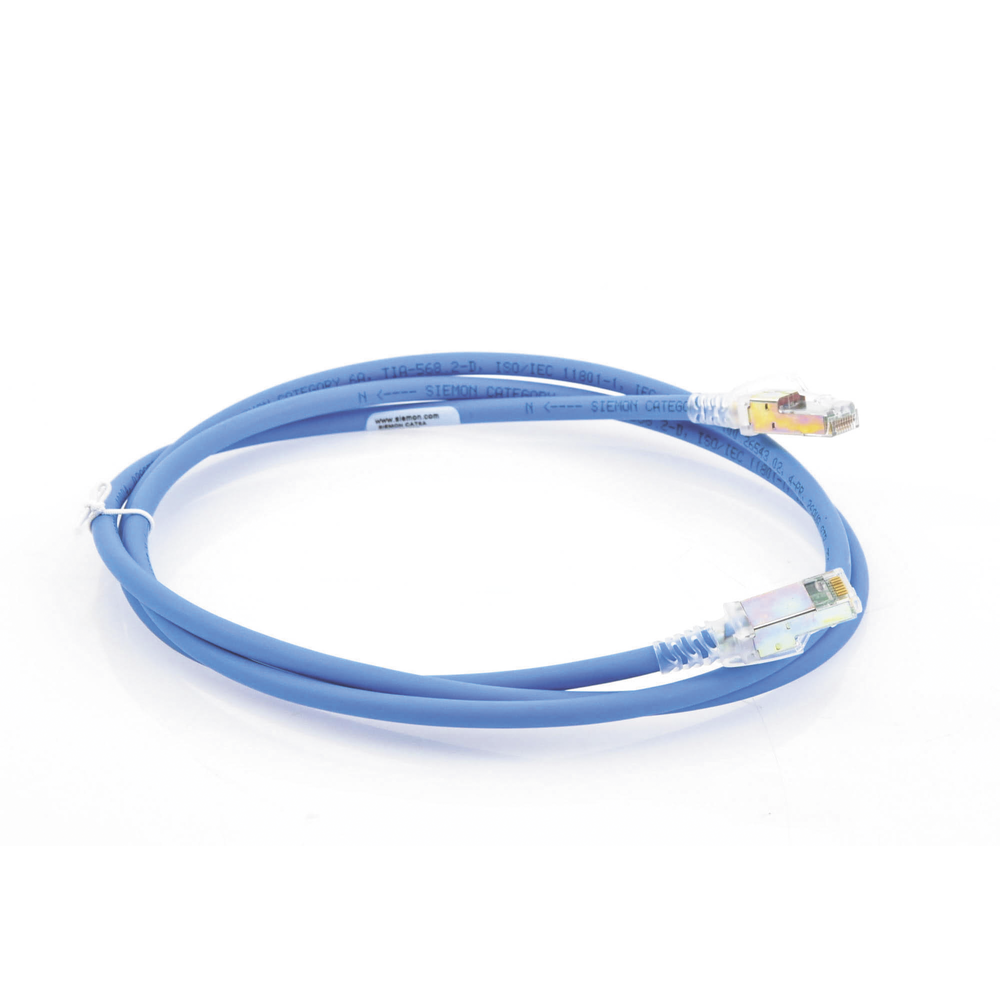 Patch Cord Z-MAX Cat6A UTP, CM, 1.52 Metros (5 Pies), Color Azul, Versión Bulk (Sin Empaque Individual)