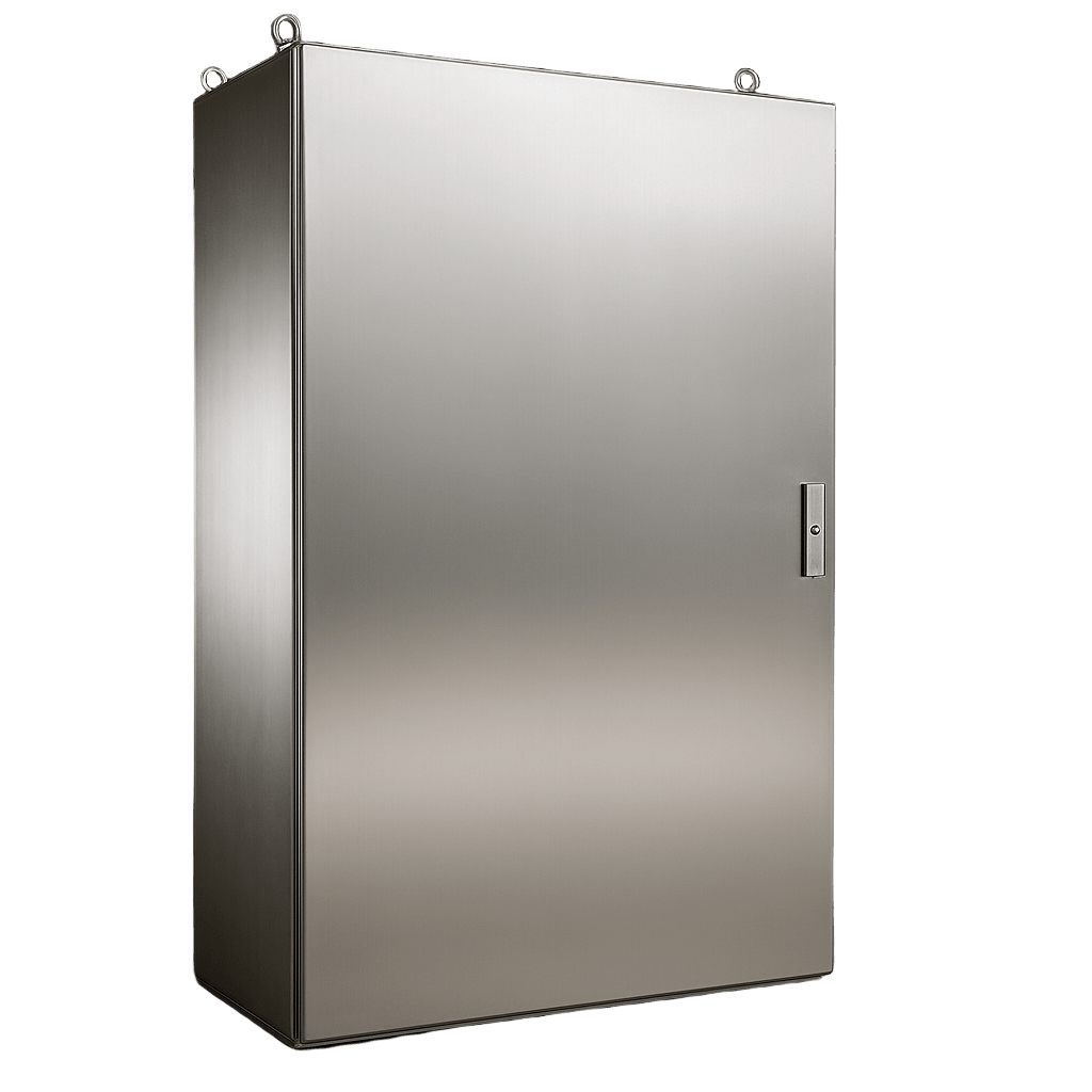 Gabinete de Acero Inoxidable IP55 (800 x 1600 x 400 mm) con Placa Interna Galvanizada.