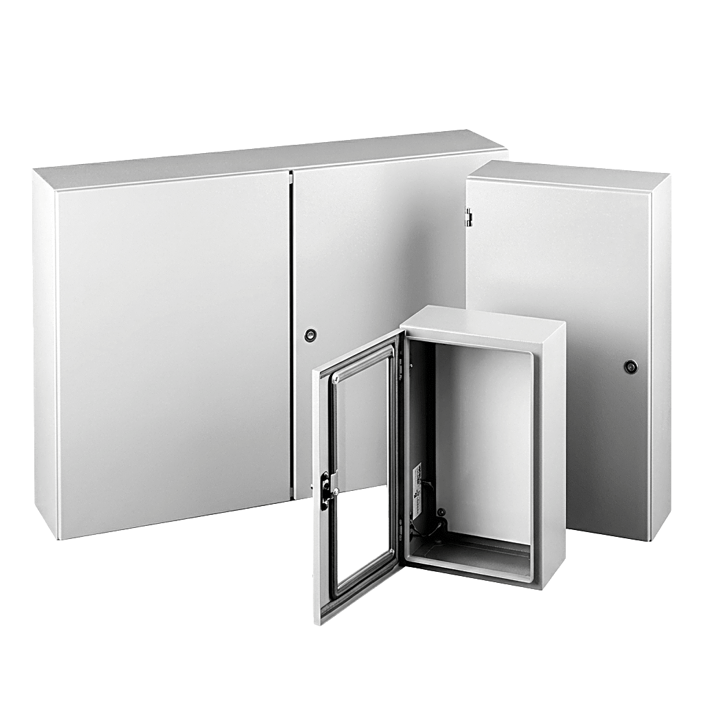 Gabinete Industrial de Puerta Sencilla 30 x 24 x 8 pulgadas (762 x 610 x 203 mm) / Acero Gris / IP66 / NEMA 4,12,13 / cUL Listed