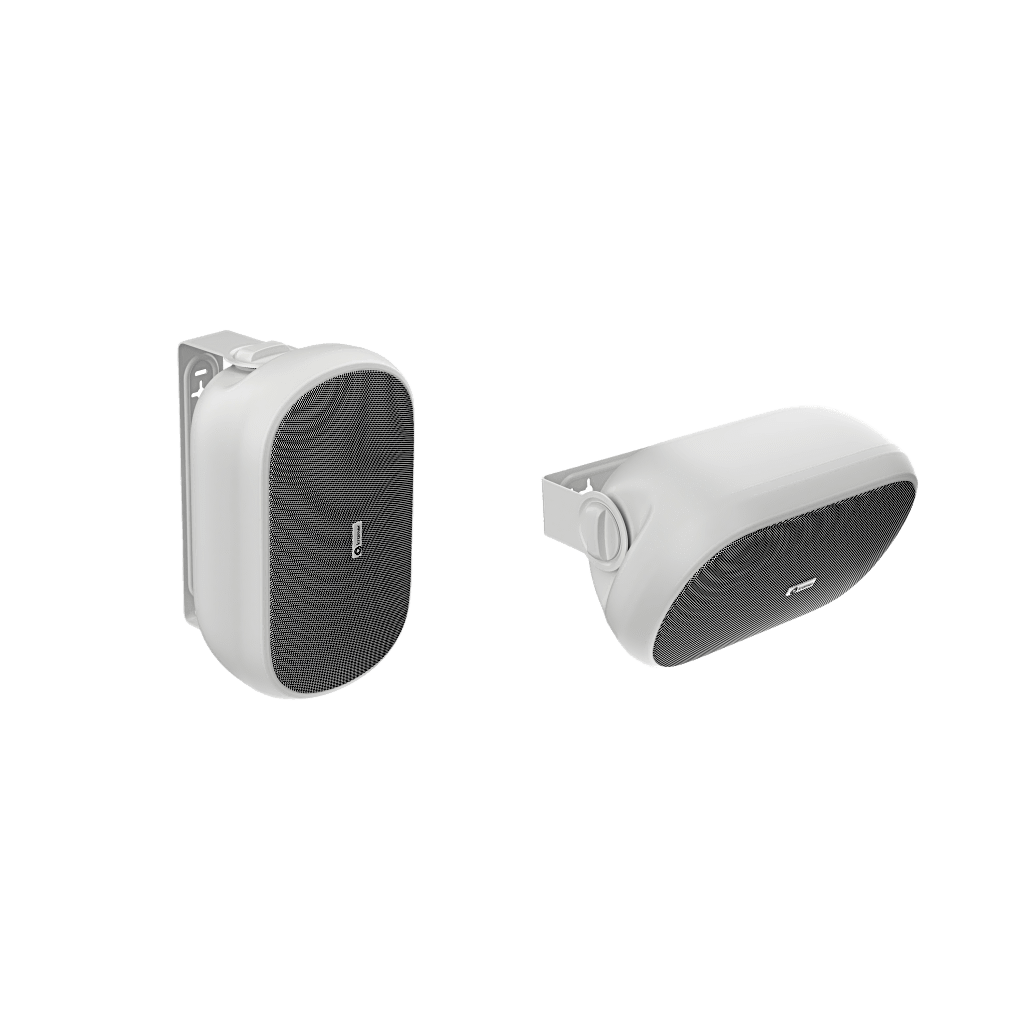 Altavoz PoE Dante | 8 Pulgadas | IP66 Todo Clima | 2 Vías | 91 dB SPL | PoE++ PoE+ PoE | DSP Integrado | Montaje Pared | UL62368
