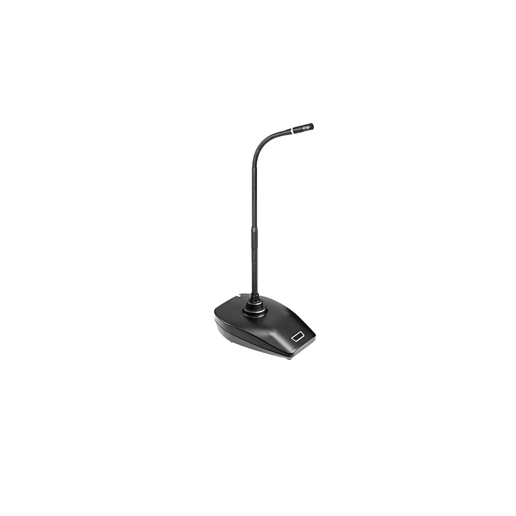 TRANSMISOR DE BASE DE ESCRITORIO CON MICRÓFONO DE CUELLO DE CISNE MODULAR SERIE ESW.