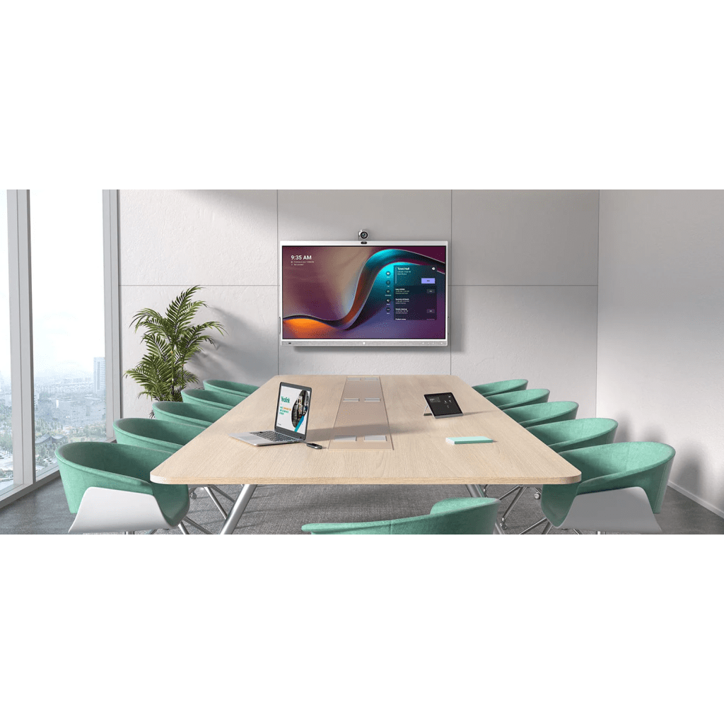 Yealink MeetingBoard 75 Pro, Centro de Colaboración Inteligente con IA, 4K UHD, Android 13, Micrófonos Integrados y Cámara Ultra Gran Angular