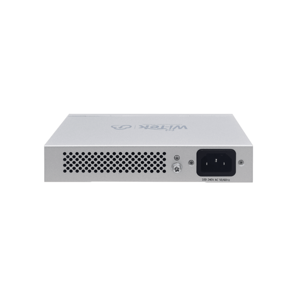 Switch PoE / Administración en la nube / Con 4 puertos 10/100 Mbsp PoE af/at / 2 Puertos Uplink 10/100 MBPS / Presupuesto 60 W / PoE hasta 250 metros / Soporta protocolo ONVIF