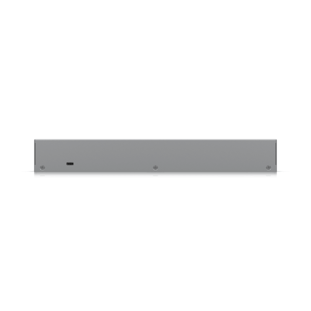UniFi Switch Pro Max 16 con funciones Capa 3, 16 puertos EtherLight RGB / (4) puertos 2.5 GbE y (12) puertos GbE /(2) puertos SFP+ 10G /con pantalla táctil informativa