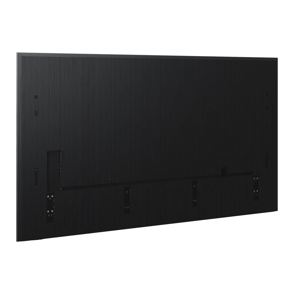Pantalla Profesional Neo QLED 115" Resolucion 4K / Panel VA / Brillo 1,000 nit / Dimensiones 2.56m largo x 1.46 m de alto / Uso 24/7 / HDMI 2.1 / DisplayPort 1.4 / WiFi-Bluetooth