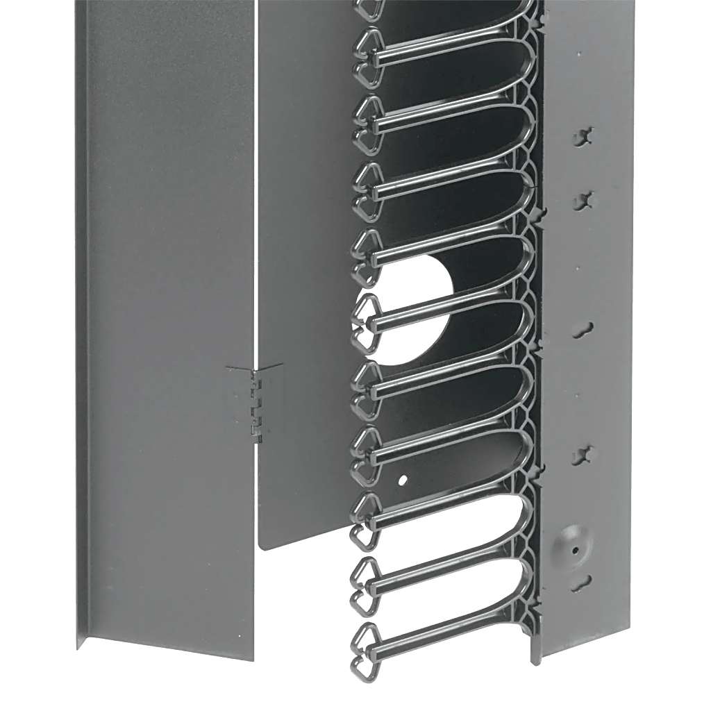 Gabinete Rack ProLine ConnecTek 42 UR / 2000 x 800 x 1100 mm Con Capacidad 1134 kg Acero, Color Negro Con Organizadores Laterales Frontal y Traseros Incluidos
