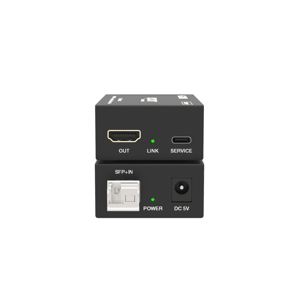 Extensor HDMI sobre Fibra Óptica | Resolución 4K2K@60Hz | Monomodo | 4:4:4 | Ancho de Banda 18 Gbps | Distancia hasta 10 km | HDCP 2.2 | HDR10+ Dolby Vision | Audio 7.1CH