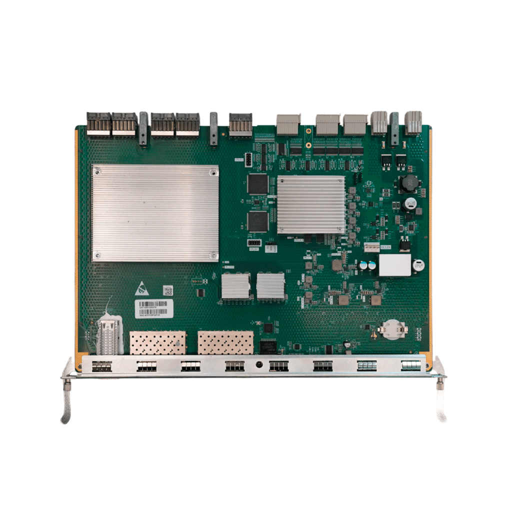 Tarjeta de Control y Uplink para OLT V-SOL V5600-X7 / 4 Puertos SFP+ (1/10G) / 1 Puerto QSFP28 (40GE/50GE/100GE) / 1 Puerto AUX