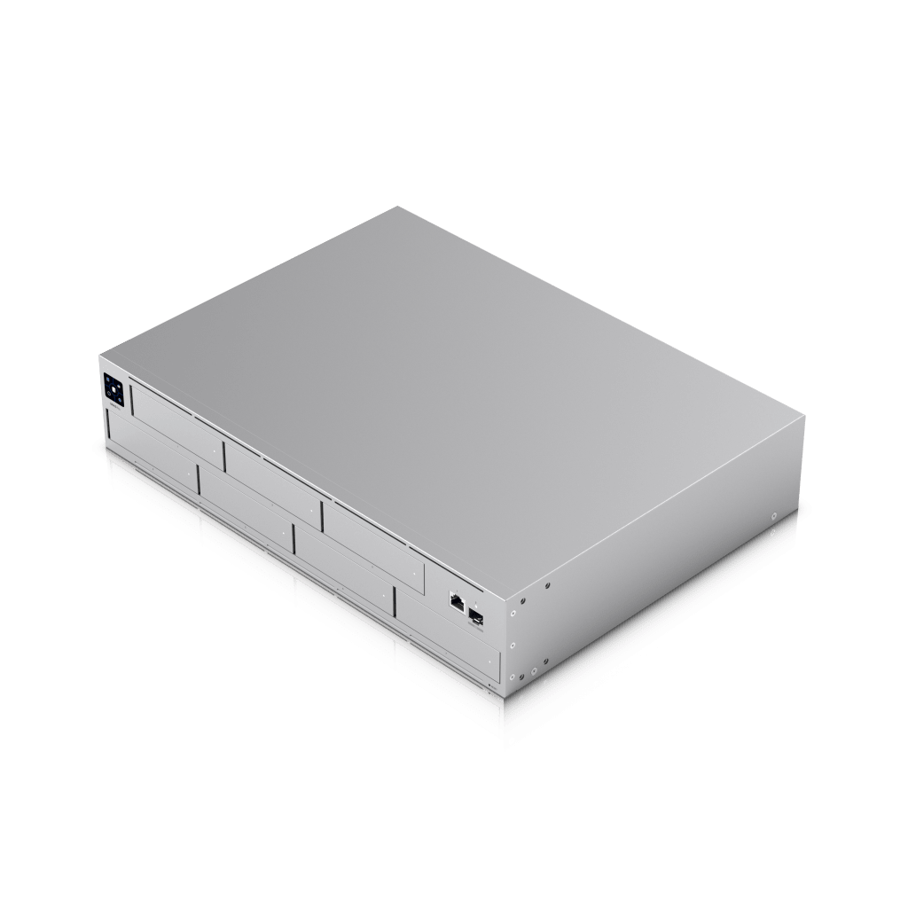 UNAS Pro Servidor de Almacenamiento en Red de 2U Rack con (7) Bahías para HDD/SSD de 2.5/3.5" con 1 Puerto 10GbE y 1 Puerto SFP+ 10G
