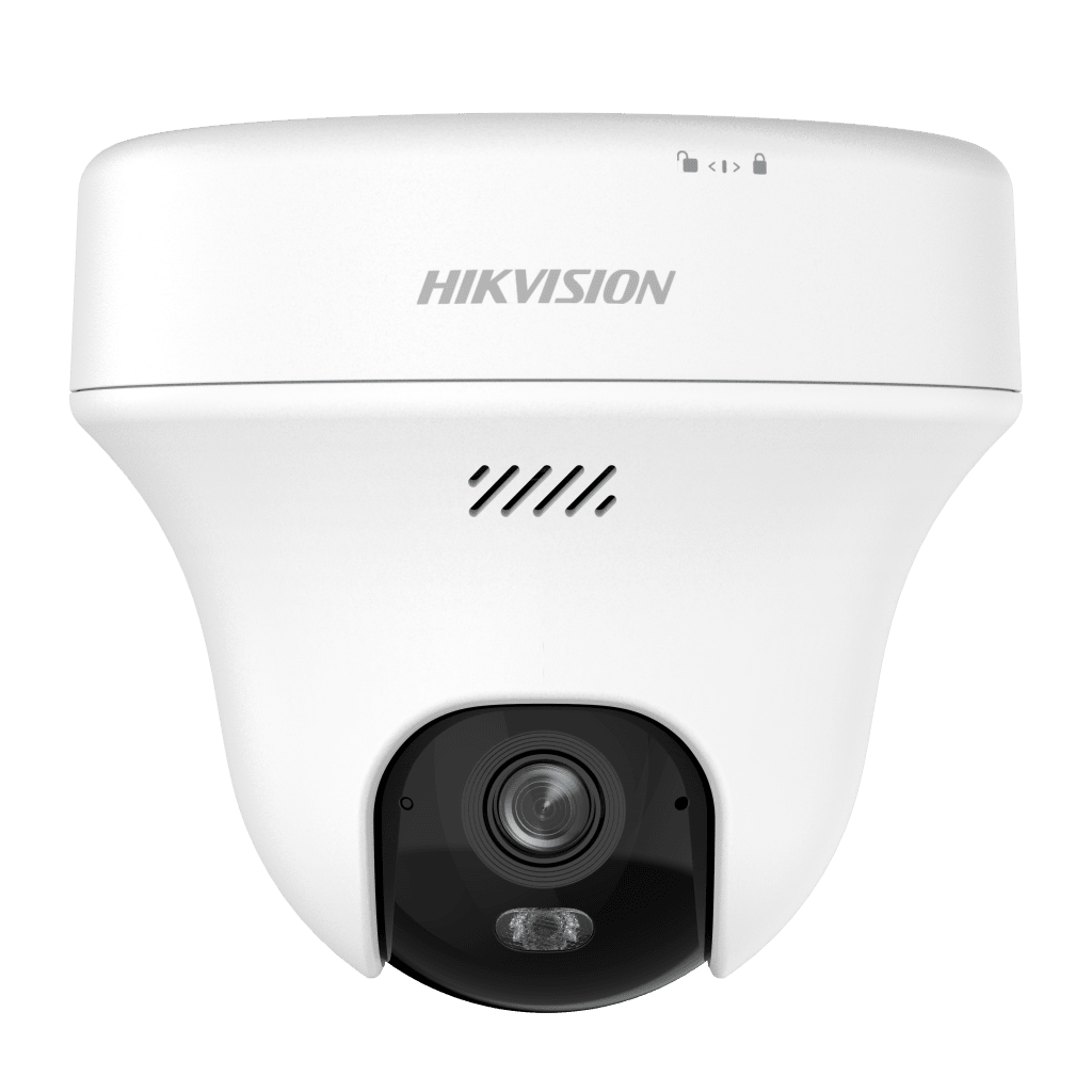 Turret PT IP 5 Megapixel (3K) Megapixel / Lente 2.8 mm / Dual Light (10 mts IR + 10 mts Luz Blanca) / Wi-Fi 6 / Interior / ACUSENSE / dWDR / H.265 / Audio Bidireccional (Micrófono y Bocina) / 5 VCD