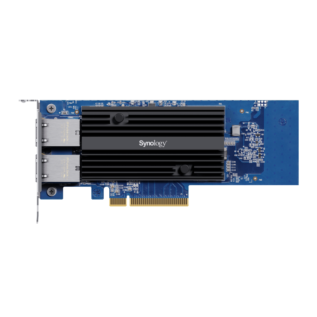 Adaptador de Red Synology E10G30-T2 | Doble Puerto 10 GbE | PCIe 3.0 x8 | Compatible con Synology | Link Aggregation.