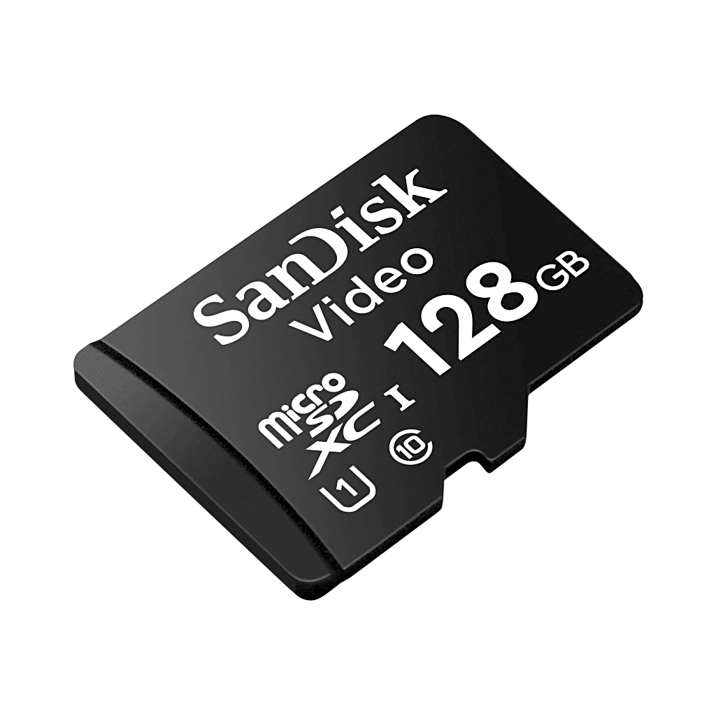 Memoria microSD SanDisk 128GB / Alta Resistencia / Videovigilancia / Clase 10