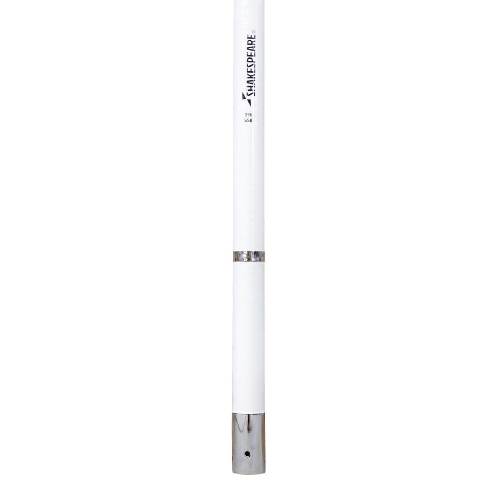 Antena Marina Base HF / 2-30 MHz / Armado en 2 Secciones / Para Facilidad de Embarque / Potencia de Entrada de 1 kW / Rosca de 1-1/4