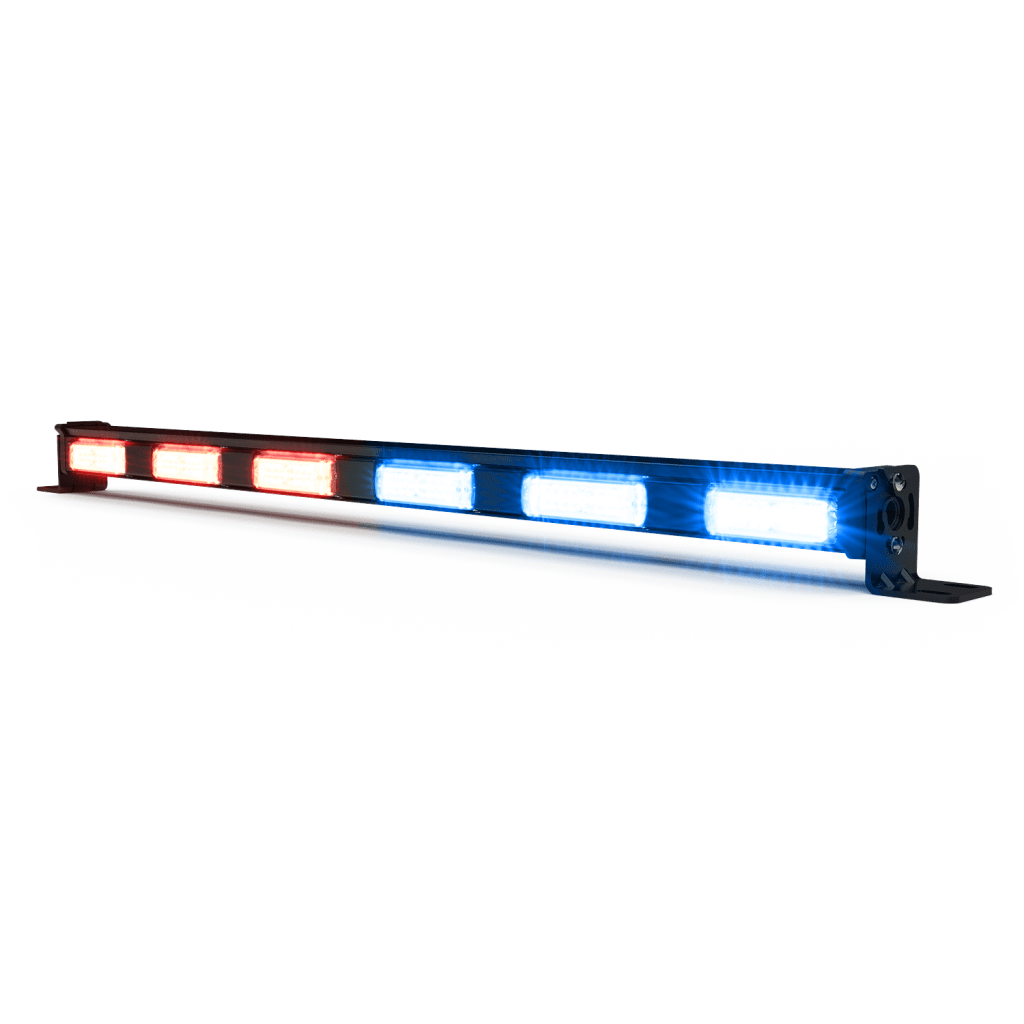 Barra de luz 29¨6 módulos Rojo/Azul 96 Leds para Pick up / Tumbaburros Análoga