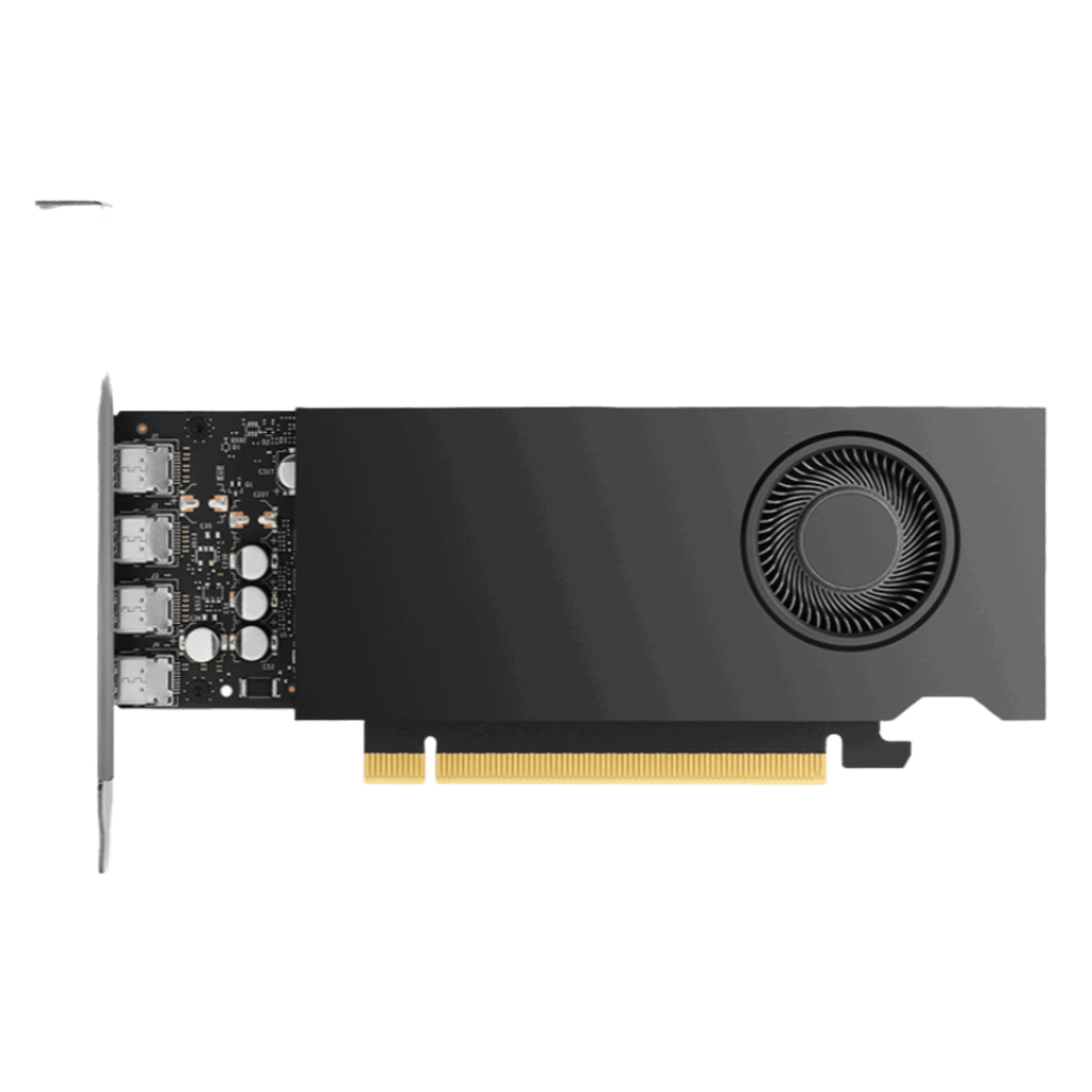 Tarjeta Gráfica Profesional NVIDIA RTX 2000 Ada Generation / 16 GB GDDR6 ECC / 2.816 CUDA Cores / 22 RT Cores / 88 Tensor Cores / PCIe 4.0 x8 / 70W TDP / 4x Mini DisplayPort 1.4a / AV1 Encode-Decode