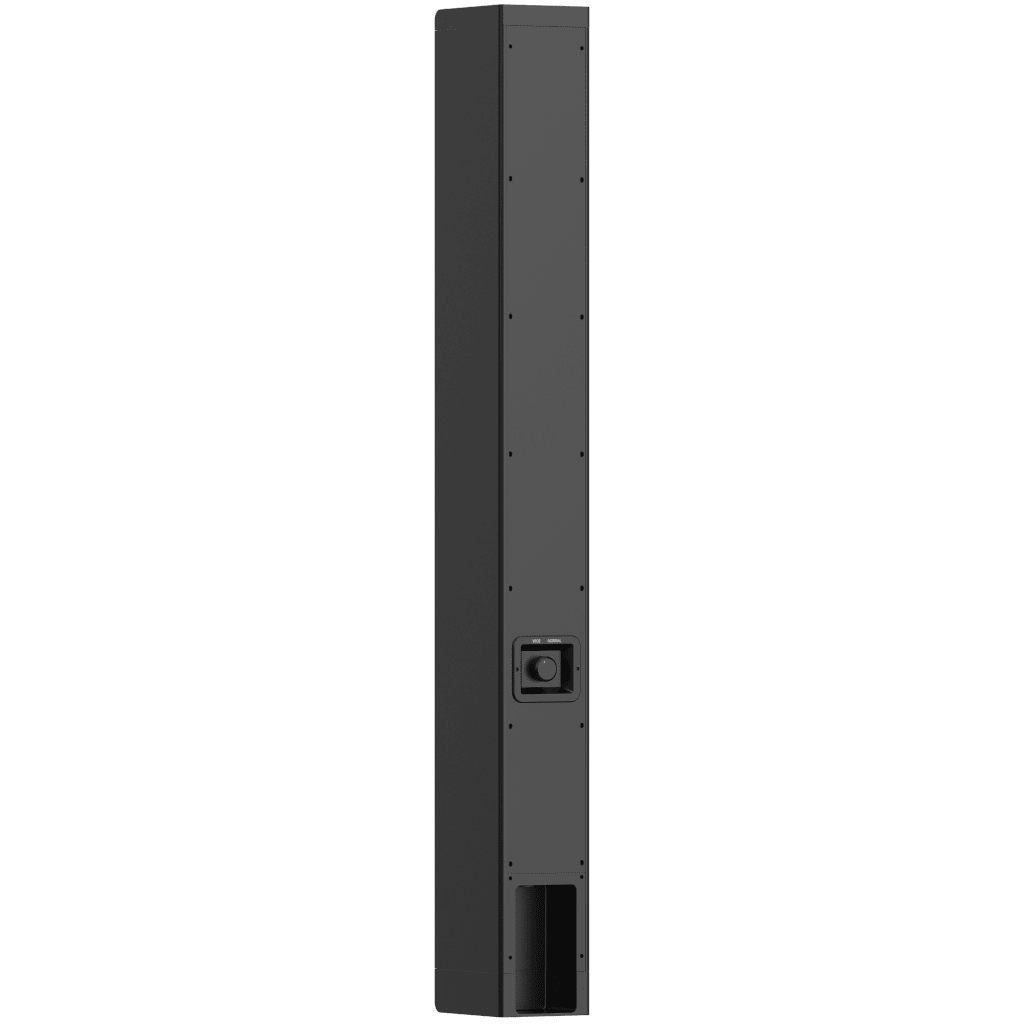 Altavoz Lineal Hikvision / 150W / 12 Unidades Neodimio / 90 dB Sensibilidad / 160° Horizontal / 25° Vertical / Aluminio / IP No / Exterior / Speakon + Phoenix