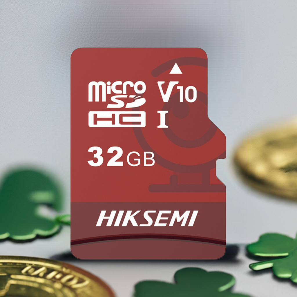 Memoria microSD / Clase 10 de 32 GB / Especializada Para Videovigilancia (Uso 24/7) / Compatibles con cámaras HIKVISION y Otras Marcas / 95 MB/s Lectura / 25 MB/s Escritura