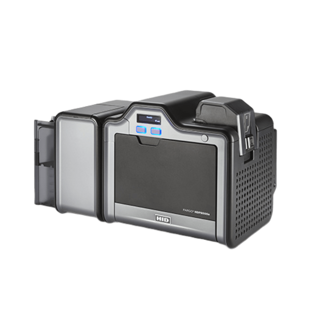 Impresora de Tarjetas HDP5000e / Retransferencia / Resolución 300 dpi / 16.7 Millones de Colores / Laminación y Codificación Opcional / Conexión USB y Ethernet / HID Global