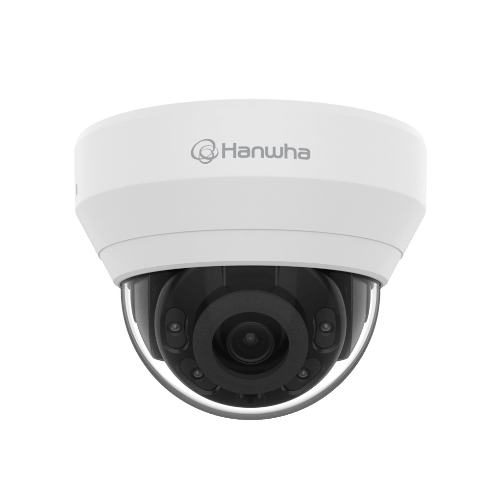 Cámara IP Tipo Domo Interior 4 Megapíxel / Lente 2.8mm / IR 20M / WDR 120db / H.265 & WiseStream / Micrófono Interconstruido