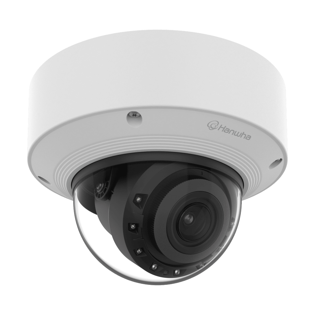 Cámara Domo 4K con IA, Antivandalica / Lente Motorizado de 4.4 a 9.3mm / P-Iris, WDR 120dB / Ranura SD / Conteo de personas y Vehiculos