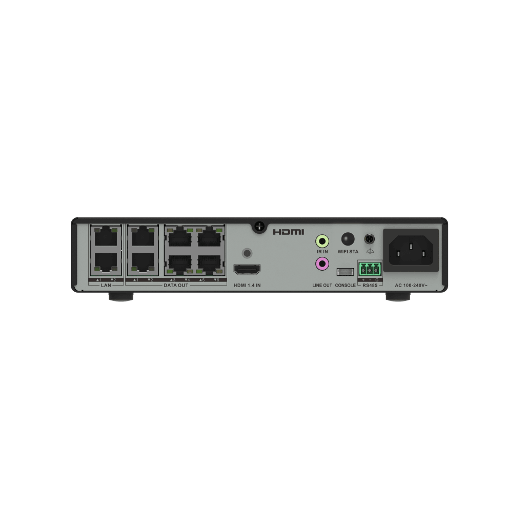 Controlador LED para Videowall / Configuración WEB / 6 Puertos de Video RJ45 / Compatible con Paneles LED Hikvision