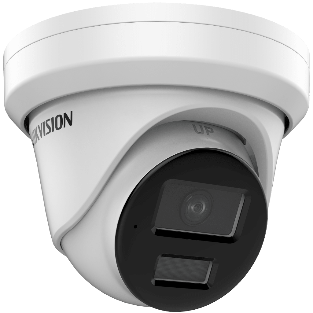 Turret IP 4 Megapixel / Lente 4 mm / Dual Light (40 mts IR + 40 mts Luz Blanca / DARKFIGHTER S / Microfono Integrado / Exterior IP67 / WDR 130 dB / 4 Analíticos: AcuSense, Deteccion Facial, Conteo de Personas por Cruce y Zona