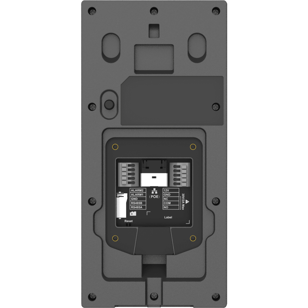 Videoportero IP Inteligente GDS3727 / Wi-Fi 6 de doble banda / 2K Ultra HD 4MP / IA ISP con Análisis de Comportamiento / 127° Campo de Visión / Múltiples Métodos de Apertura (PIN, IC/ID, NFC, BLE, QR) / IP66 IK07 (Plá