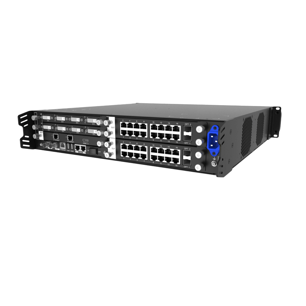 Video Wall Splicer / Procesador de Video Modular/ 52 Millones de Píxeles / 4K-8K HDR / Web Control / Hot-Swappable