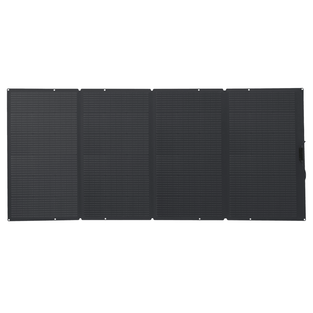 Módulo Solar Portátil y Flexible de 400W Recomendado para Estaciones Portátiles EcoFlow / Ajuste de Ángulo / Carga Eficiente / Incluye Cable XT60 a MC4