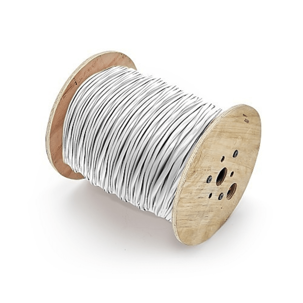 Carrete de 305 Metros (1000 Pies) de Cable / 4 x 14 AWG / Tipo CL3P / Plenum / Color Blanco / Para Aplicaciones de Alarmas de Intrusión, Control de Acceso, Automatización, Interfonos y Tv Porteros