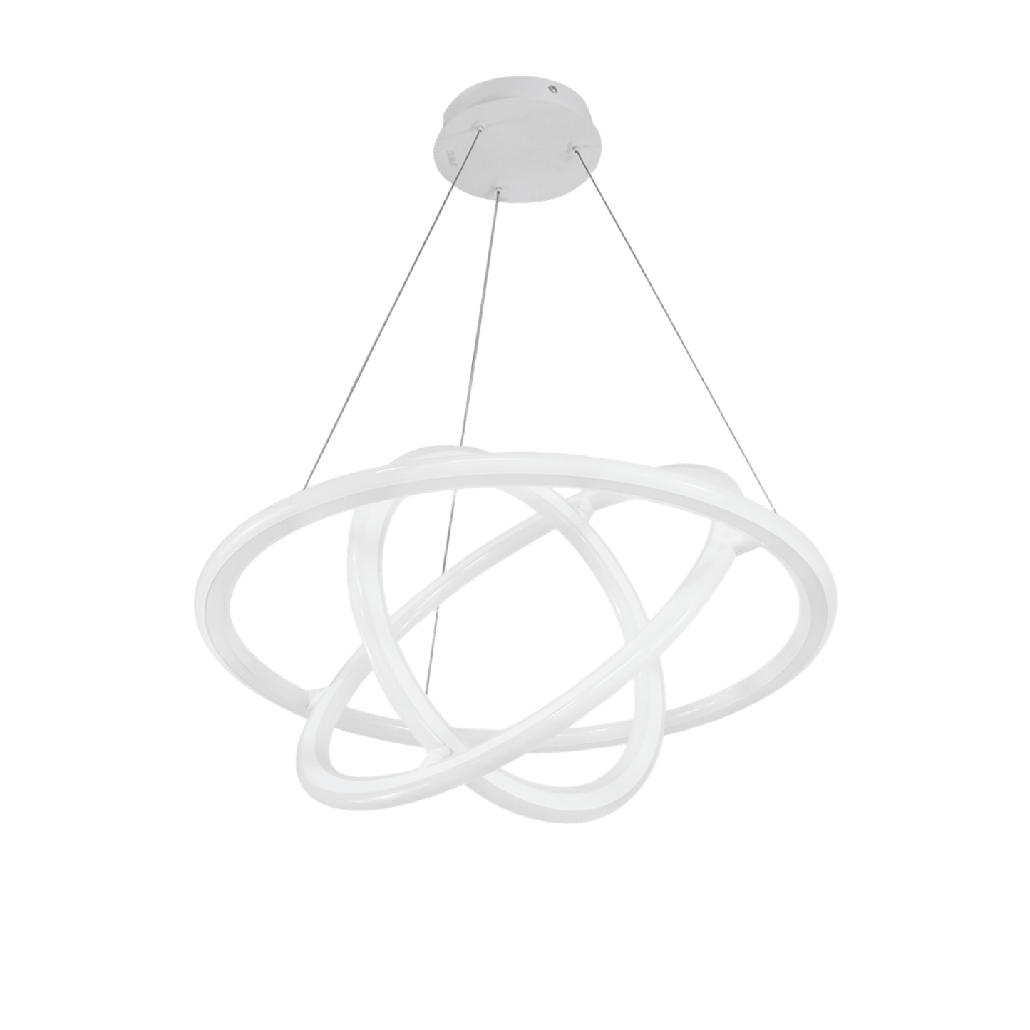 Lámpara De Techo LED 150W / Flujo Luminoso 12 000 Lm / Longitud de Cable Ajustable / Acabado Blanco / IP20 / Luz Blanca 6500K - Neutra 4000K - Cálida 2700K / Vida Útil 50 000 h / Interior