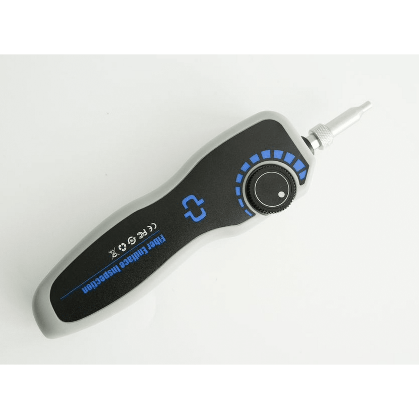 Microscopio para inspección de conectores de fibra óptica