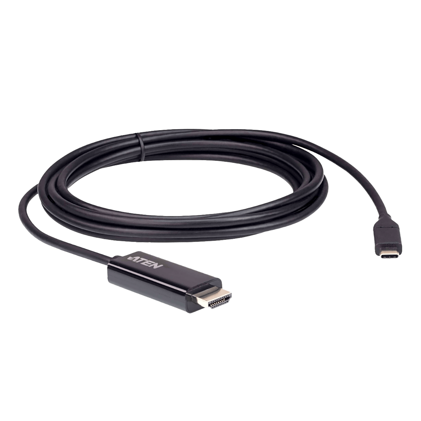 Convertidor USB-C a HDMI | Resolución 4K | Compatible Thunderbolt 3 | Plug and Play Sin Drivers | Soporta Windows, Mac OS y Android | Conectividad 2.7 Metros