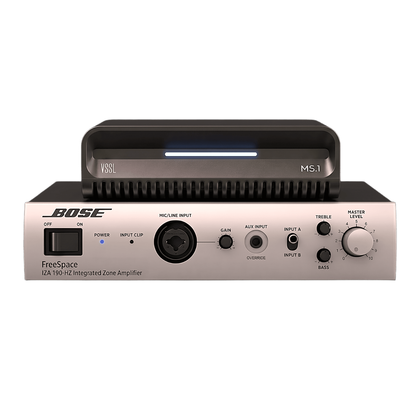KIT Amplificador IZA190HZ y Streamer de Audio Modular MS.1 | PoE + USB-C | HDMI eARC + Óptica + RCA | Bluetooth LE Audio | WiFi | Control4-Crestron-Elan-RTI-URC-Savant-Lutron | AirPlay2-GoogleCast-SpotifyConnect