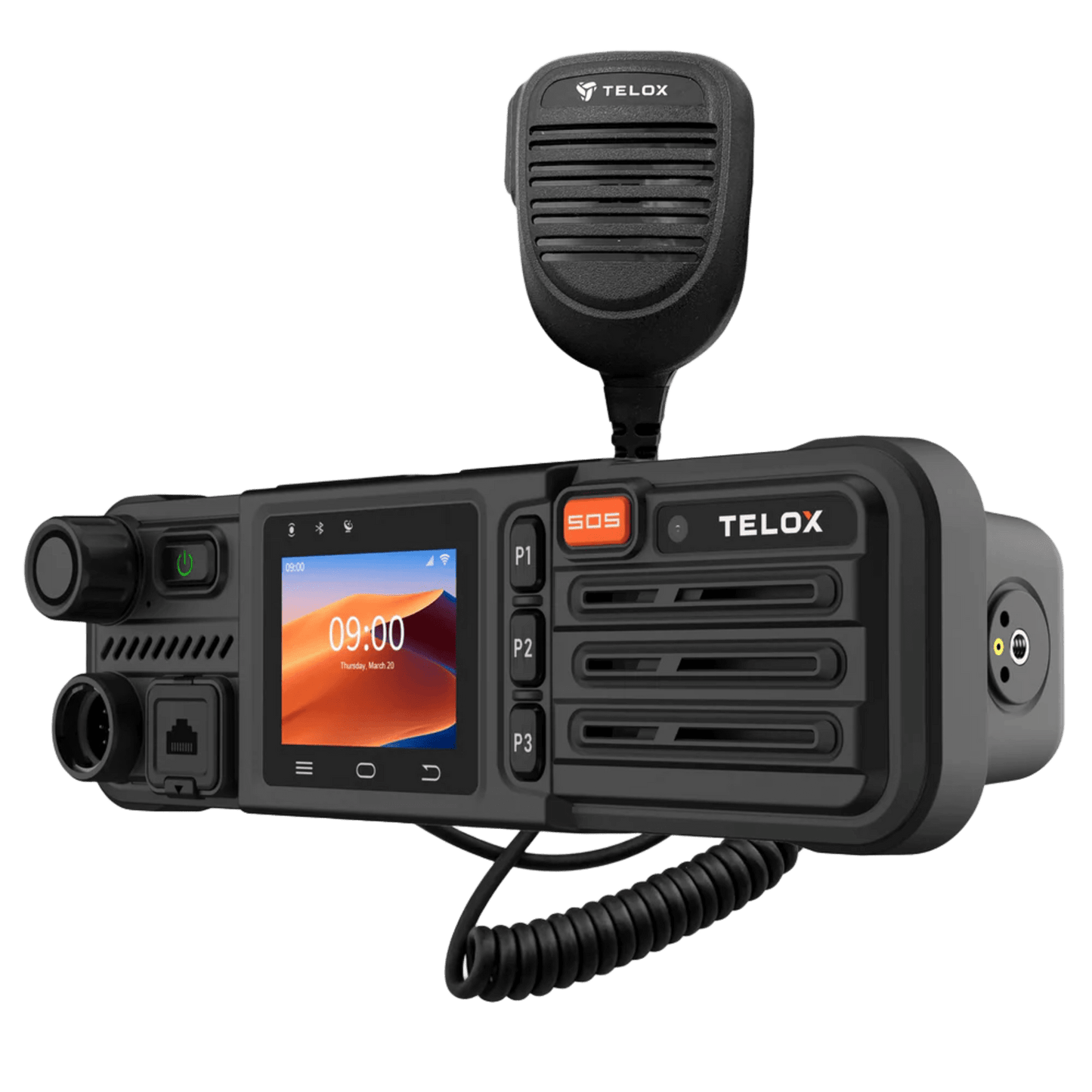 Terminal Vehicular PoC LTE Compacto, pantalla táctil de 2.0", compatible con TASSTA