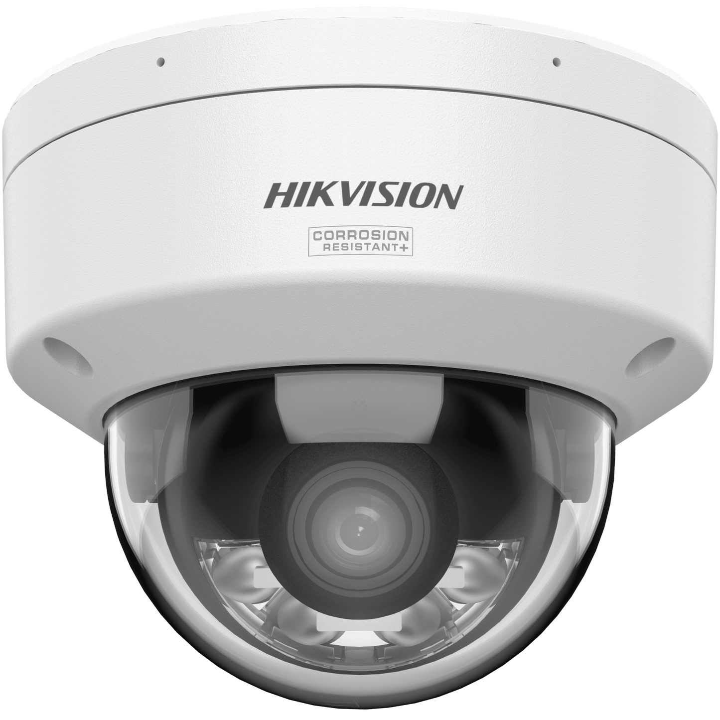 Domo IP 6 Megapixel / Lente 2.8 mm / Dual Light (40 mts IR + 40 mts Luz Blanca) / Darkfighter S / Exterior IP67 / IK10 / Microfono Integrado / WDR 130 dB / 4 Analíticos: AcuSense, Deteccion Facial, Conteo de Personas por Cruce y Zona