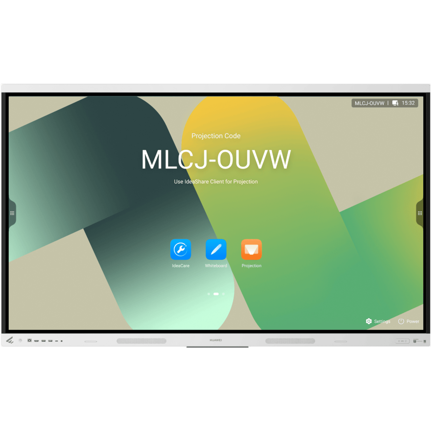 Pantalla Interactiva IdeaHub Board 3 Base de 86"/ 4K / 8 GB RAM / 128 GB Flash / Android 15 / Wi-Fi 6 / 25 ms Latencia de Escritura / Gestión desde la Nube