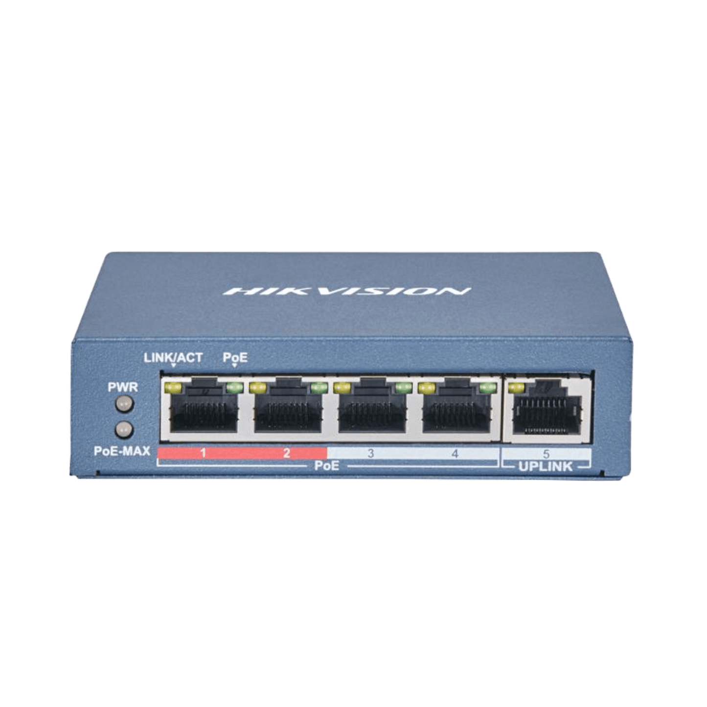 Switch PoE / 250 Metros PoE LARGA DISTANCIA / 4 Puertos 802.3at (30 W) 10/100 Mbps + 1 Puerto Uplink (10 / 100 Mbps)