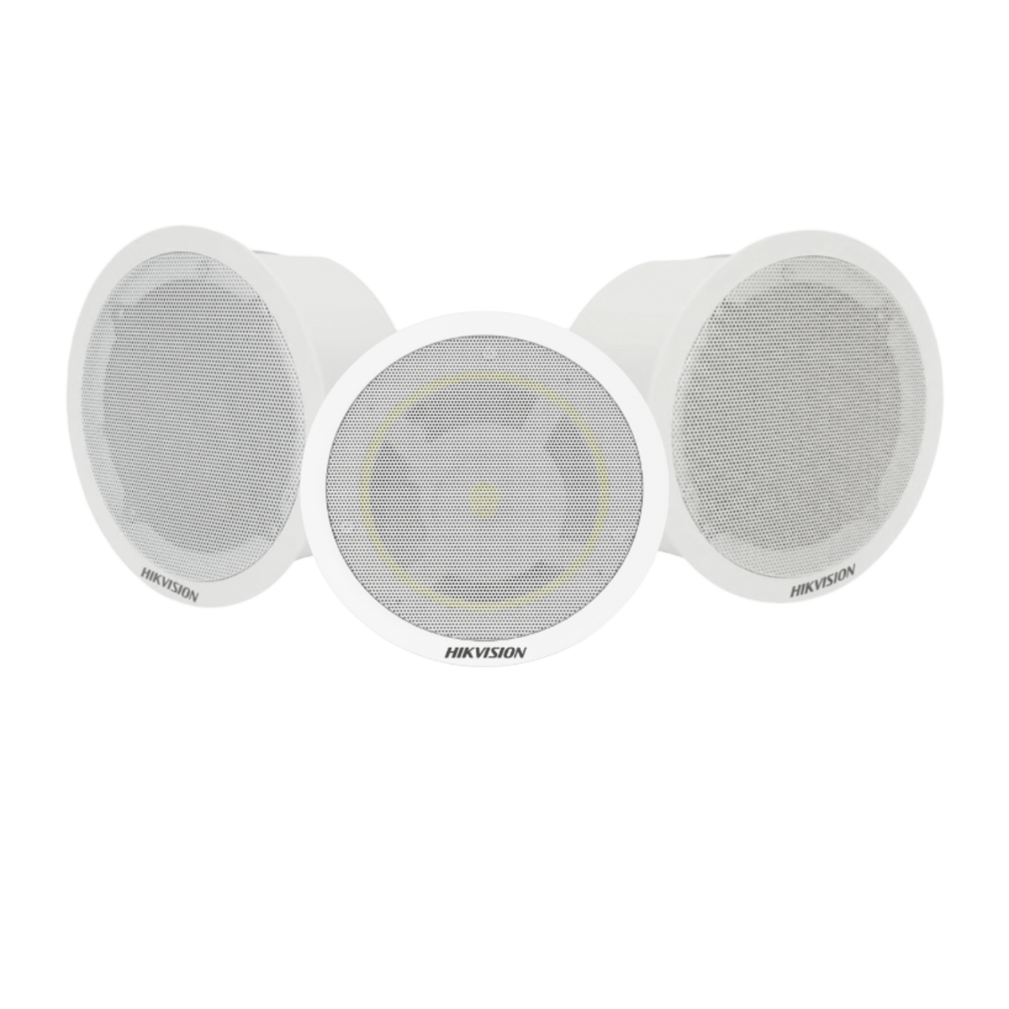Kit Altavoz principal y 2 bocinas secundarias, solo alimenta la principal | Bluetooth | Hik-Connect | Musical Ambiental | Voceo | Calendarización de audios