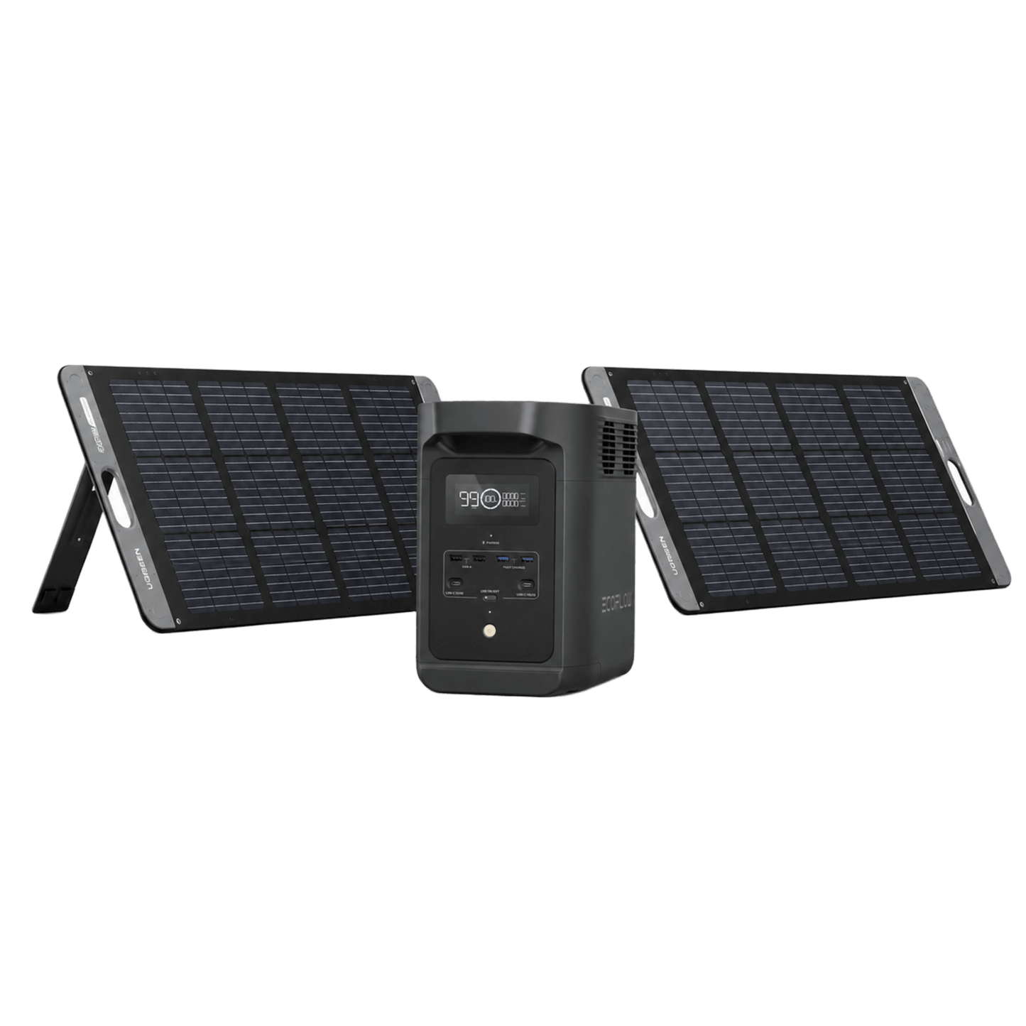 KIT DE ENERGÍA PORTÁTIL ECOFLOW E980 Y PANEL SOLAR 200W