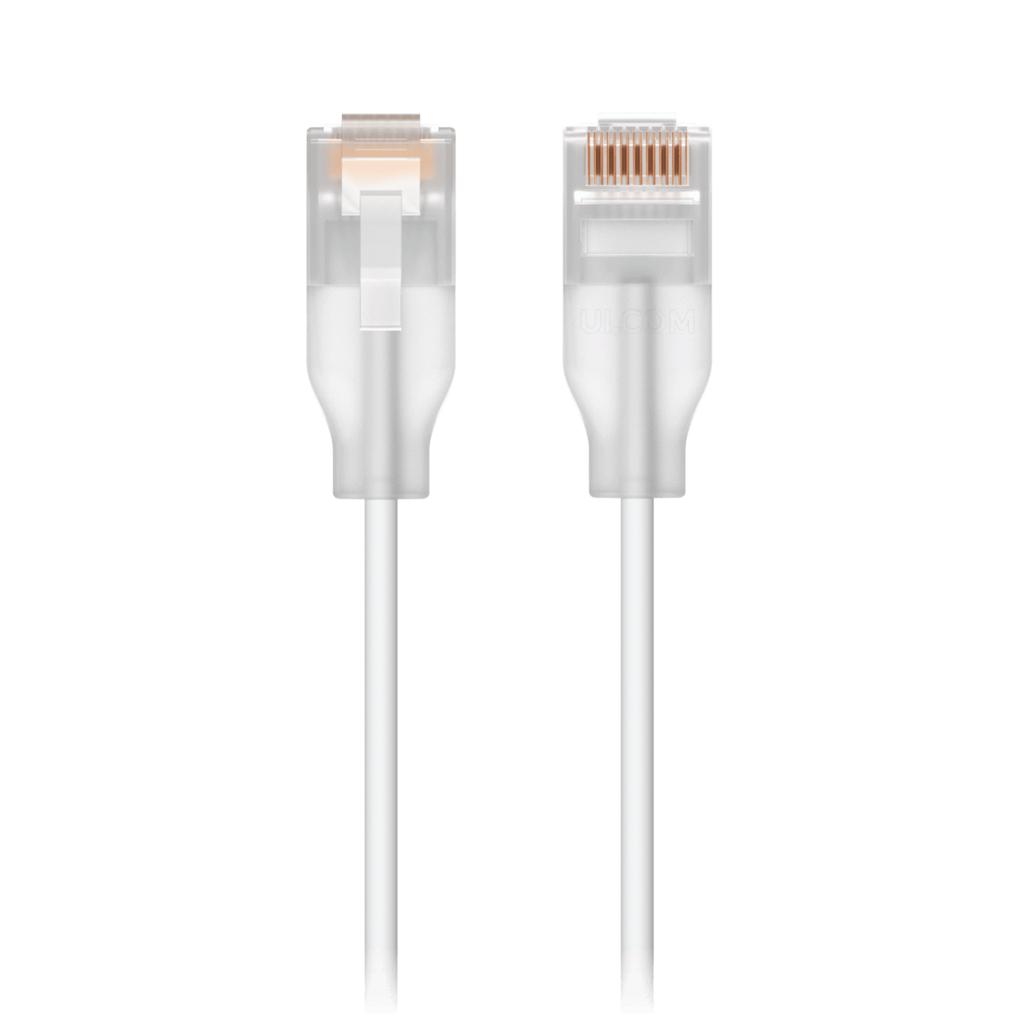 Patchcord UniFi Etherlighting? de 30 cm (11.81 Pulgadas), hasta 10G / Soporta hasta PoE+++ / Conector RJ45 Transparente para Mejores Efectos de Luz con Switches USW PRO MAX